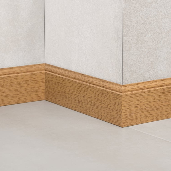 Zócalos De EPS Acabado<br>Madera Curves Ambar