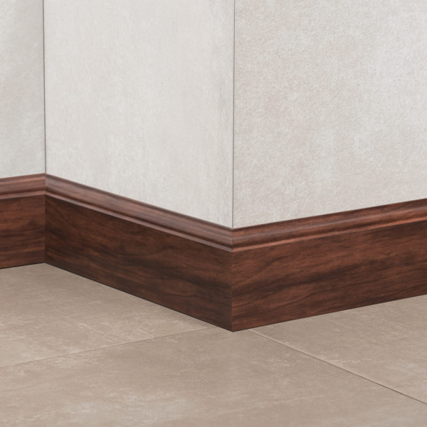 Zócalos De EPS Acabado<BR>Madera  Curves Cacao